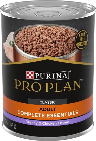 Purina Pro Plan Savor Classic Turkey and Chicken Entree Grain-Free Canned Dog Food