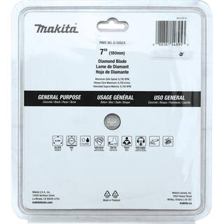 Makita 7 in. Segmented Rim Diamond Blade for General Purpose B-69624