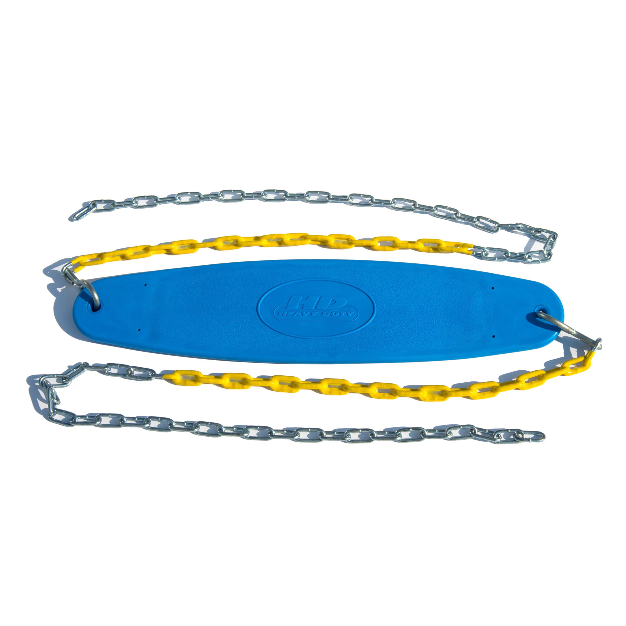 Swing-N-Slide Heavy Duty Swing Seat - Blue with Yellow Chains