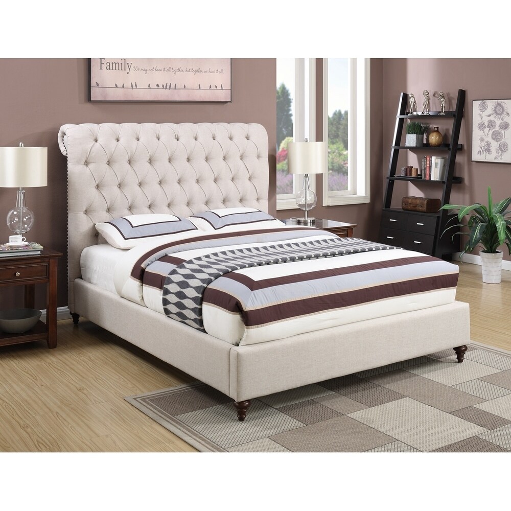 Clemence Transitional Upholstered Bed