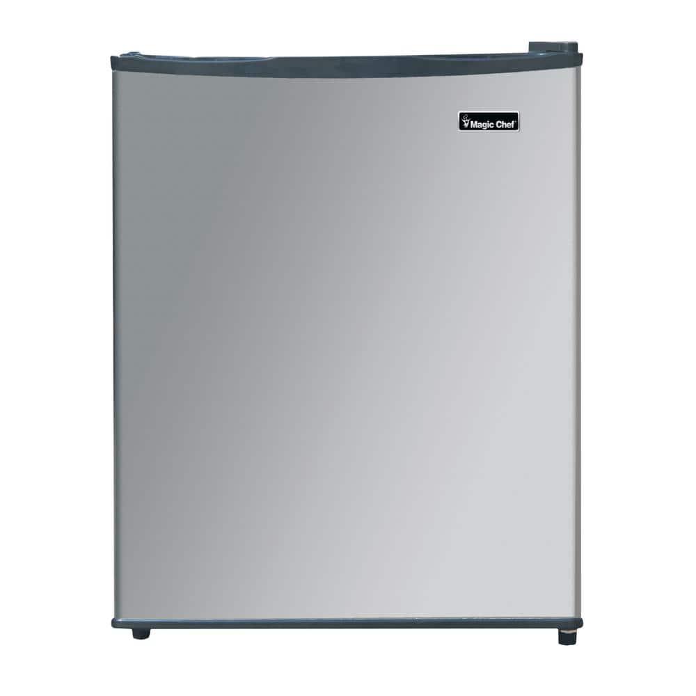 Magic Chef 24 cu ft Mini Fridge in Stainless Steel Freezerless