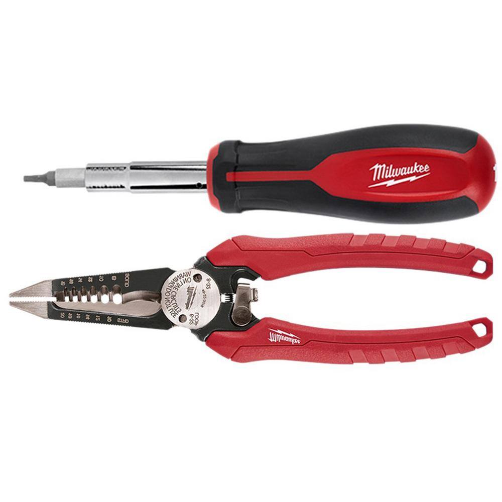 MW 11-in-1 Multi-Tip Screwdriver with 6-in-1 Pliers 48-22-2761-48-22-3079