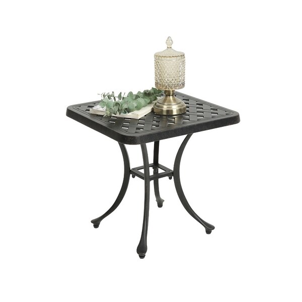 Aluminum Outdoor Patio End Table