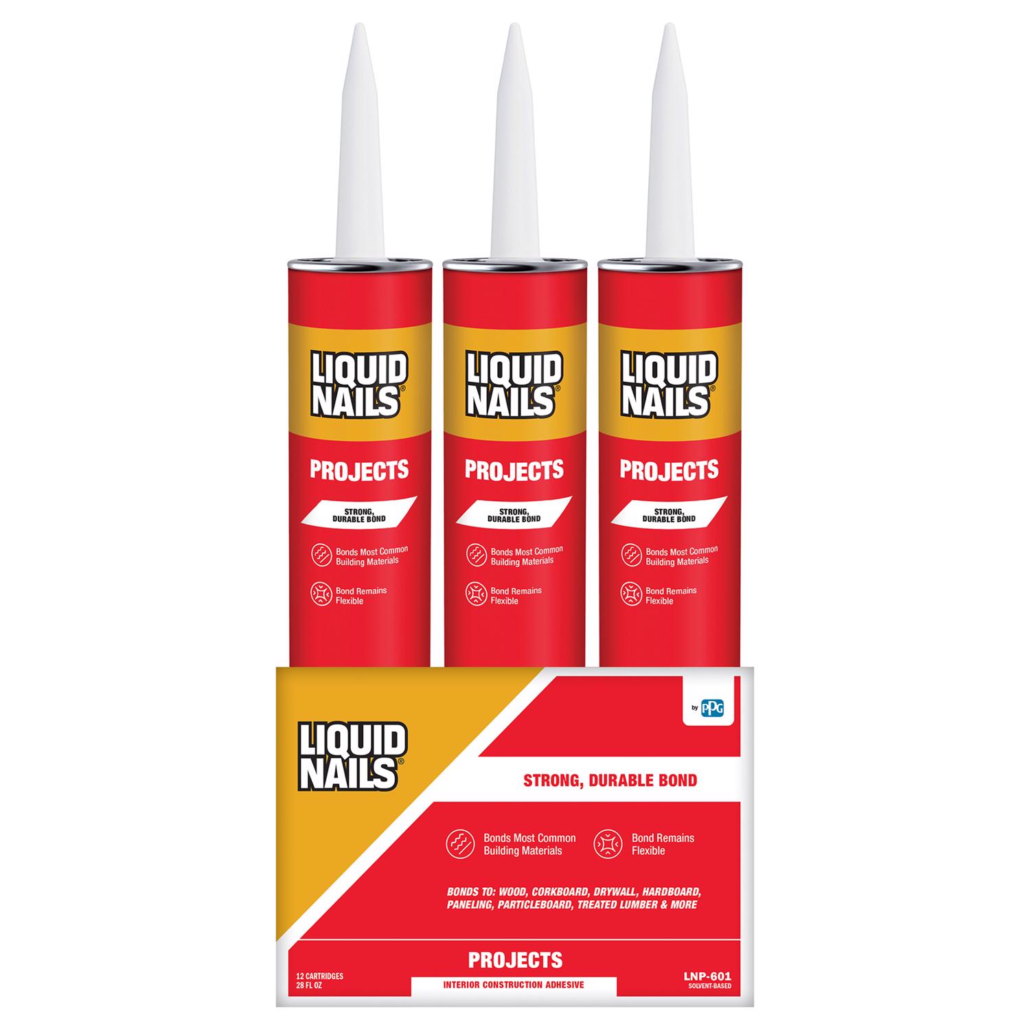 Liquid Nails Project Synthetic Rubber Construction Adhesive 28 oz