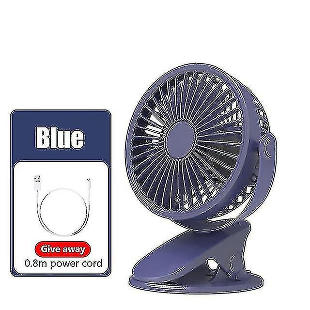 Stroller Rechargeable Fan Handheld Usb Car Mounted Lazy Deskto Mini Halter Little Fan Gift