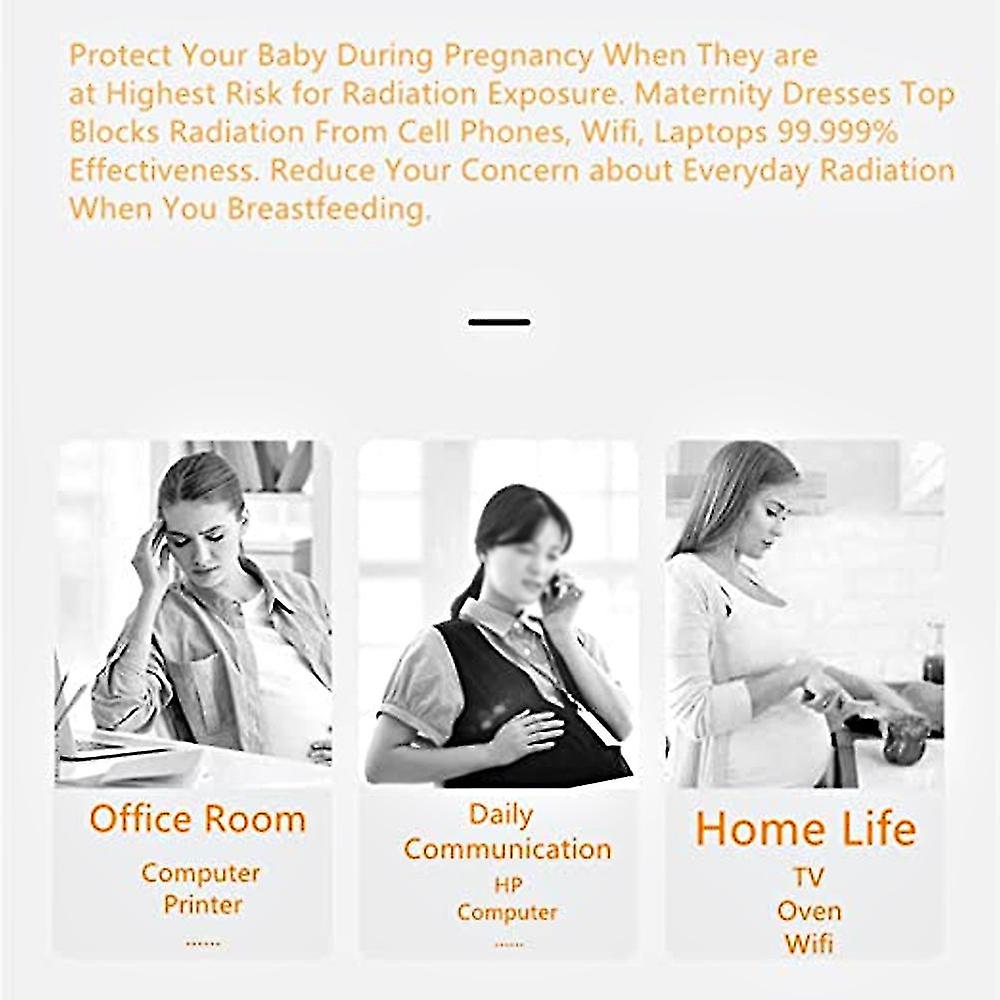 Maternity Anti-radiation Clothes Radiation Protection Pregnant Apron Belly Band Silver Fiber