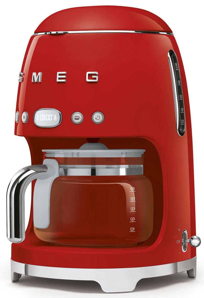 Smeg Retro Style Red Coffee Maker