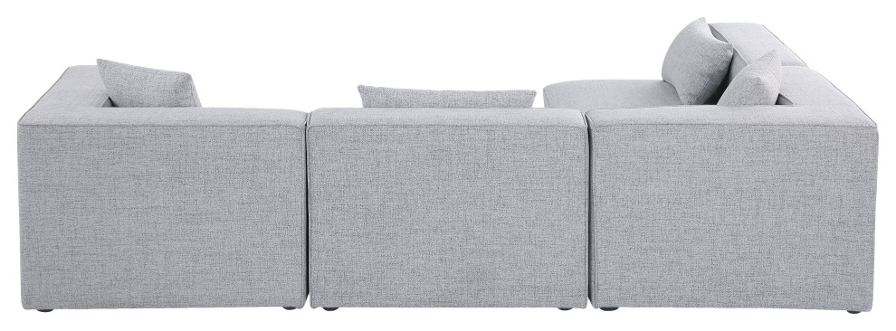 Cube Upholstered Modular Sectional   Transitional   Sectional Sofas   by Meridian Furniture  Houzz