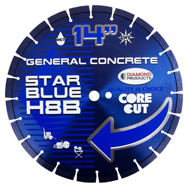 Diamond Products H10B Star Blue High Speed Diamond Blade - 14