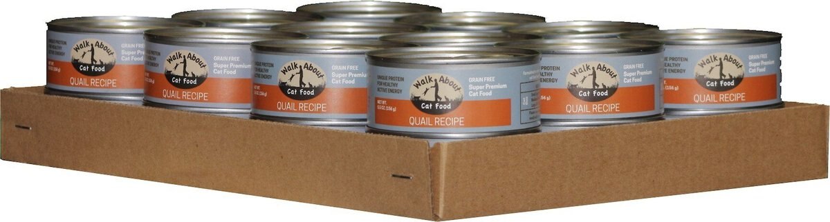 Walk About Grain-Free Quail Canned Cat Food