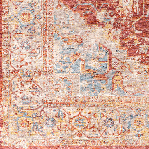 Mirabel Medallion Orange Rug