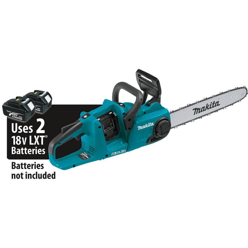 Makita LXT 13 in. 18V Cordless Li-Ion String Trimmer Tool-Only wbonus 18V Leaf Blower and 18V X2 (36V) Chain Saw (Tools-Only) XRU23ZXB03ZXC4Z