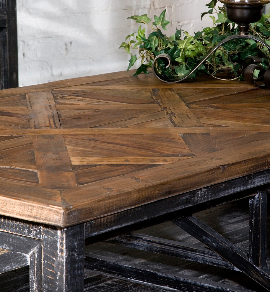 Uttermost Spiro Reclaimed Wood Cocktail Table   Transitional   Coffee Tables   by GwG Outlet  Houzz