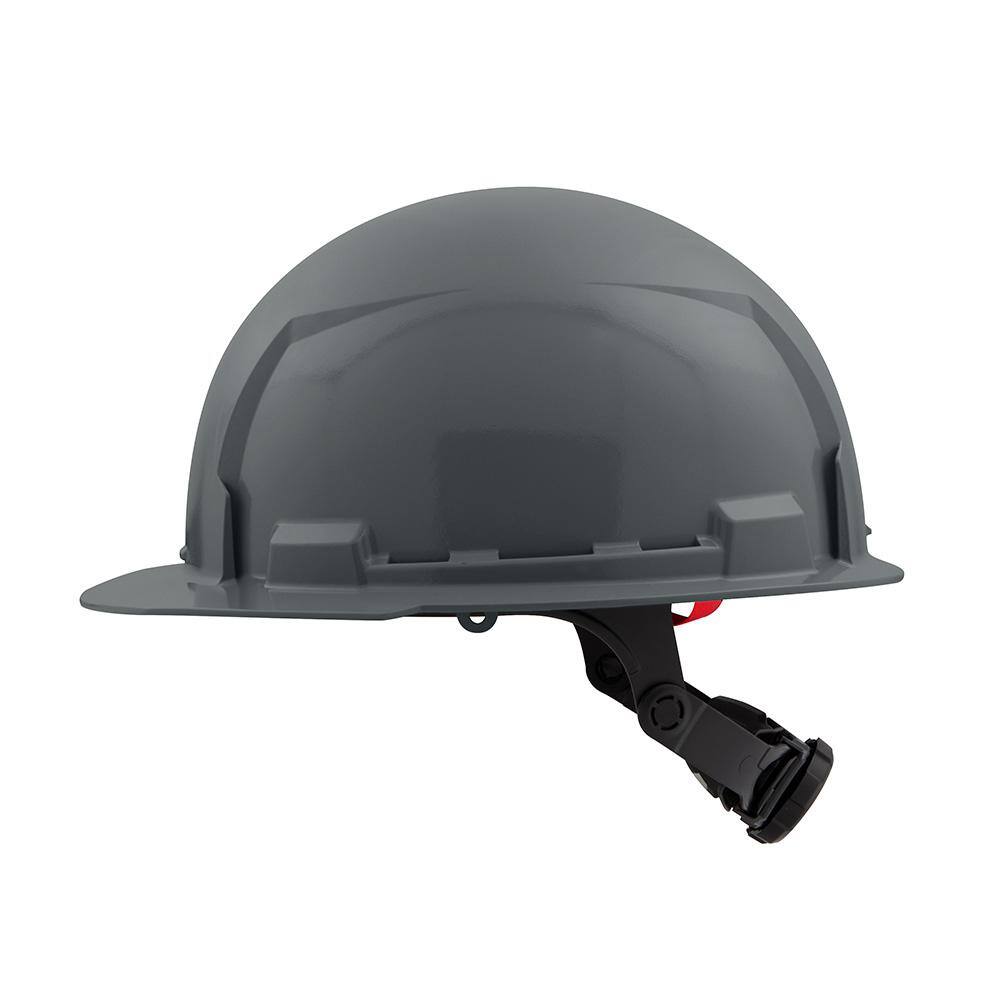 MW BOLT Gray Type 1 Class E Front Brim Non-Vented Hard Hat with 6-Point Ratcheting Suspension (10-Pack) 48-73-1134X10