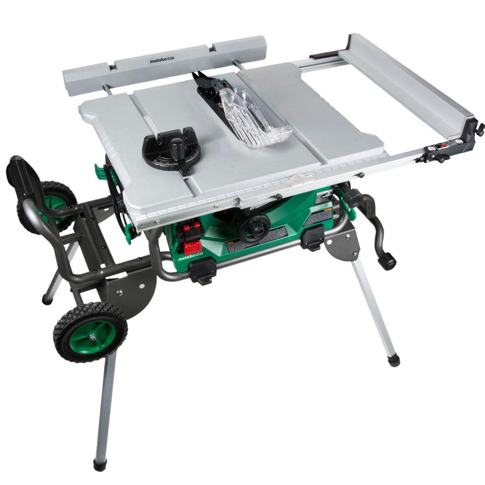 10 Jobsite Table Saw with Fold Roll Stand ;