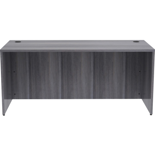 Lorell Weathered Charcoal Laminate Desk Shell (69546)