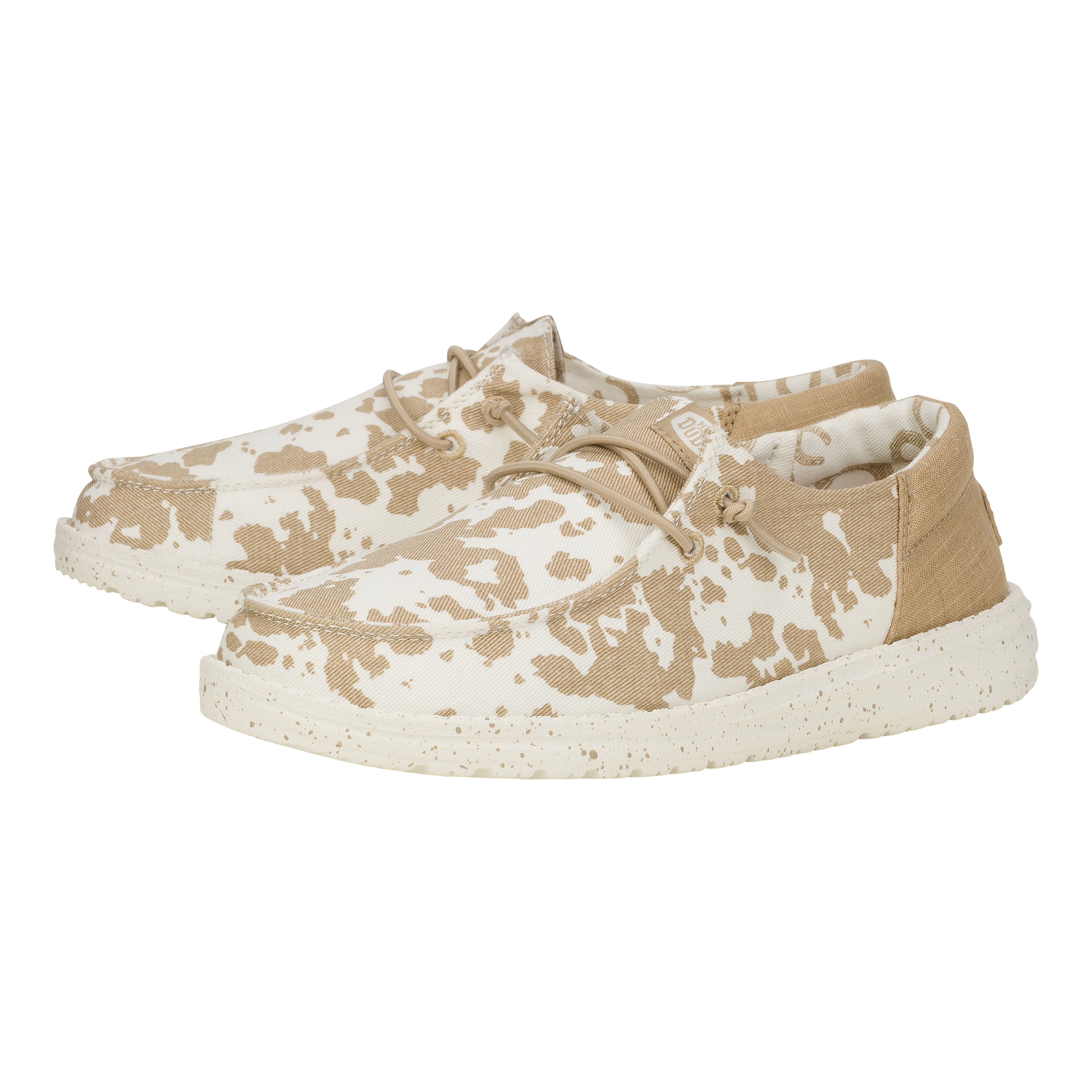Wendy Funk Cow - Tan/White