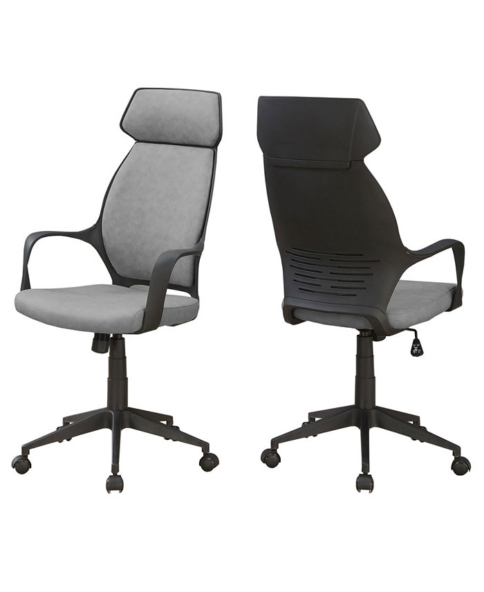 Monarch Specialties Office Chair -Microfiber High Back Executive