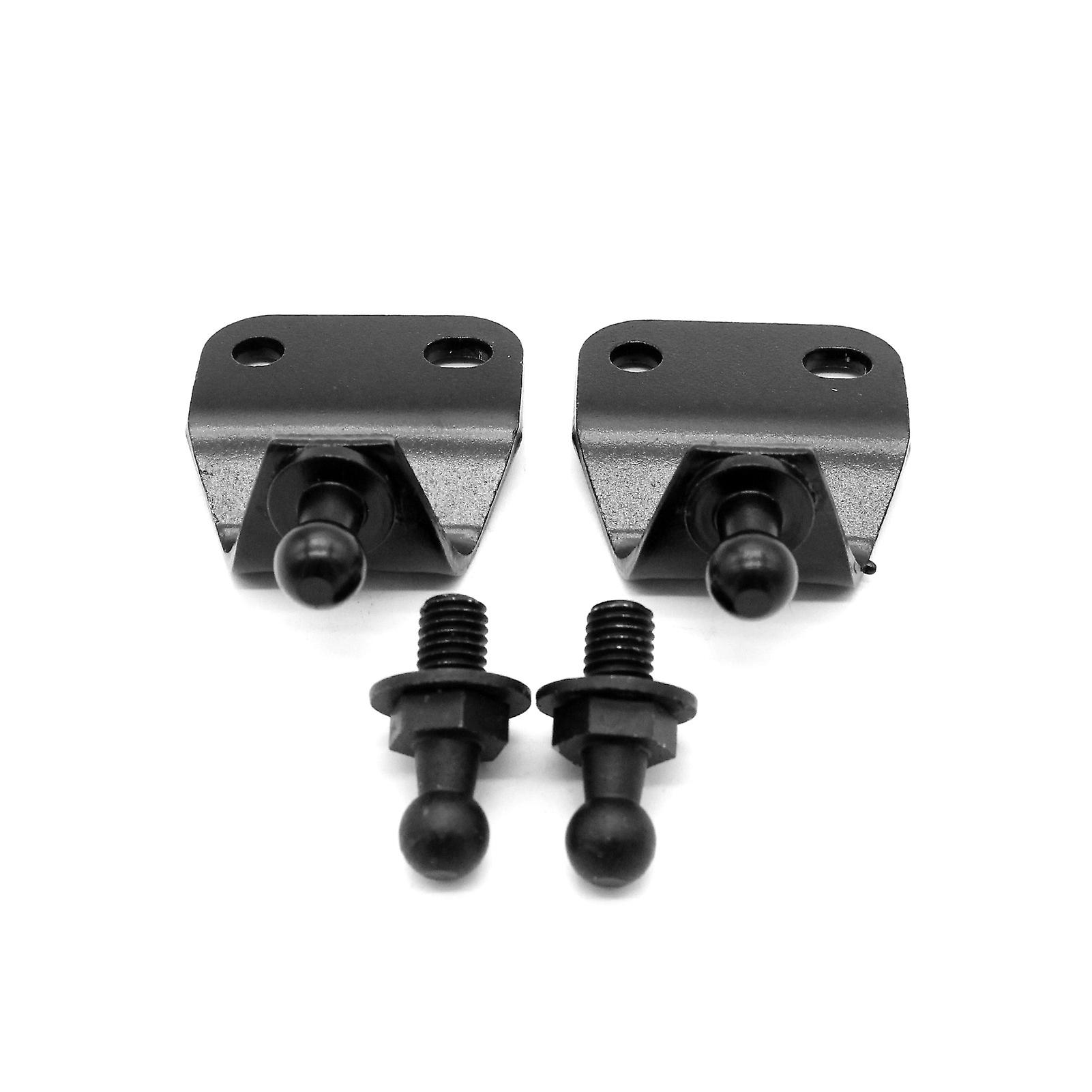 Black One Pair Universal Bonnet Boot Hatchback Gas Strut Brackets For Kit Car