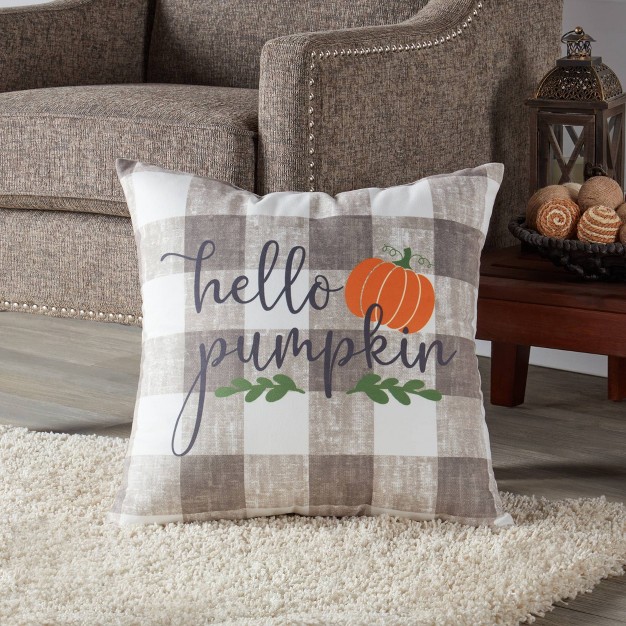 Fall Square Throw Pillow Kensington Garden