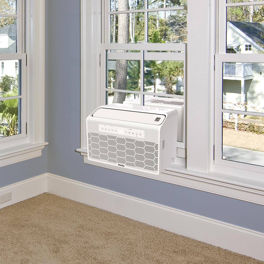 Danby 8000 BTU 350 sq.ft. U-Shape Window AC with Remote in White DAC080B7IWDB-6