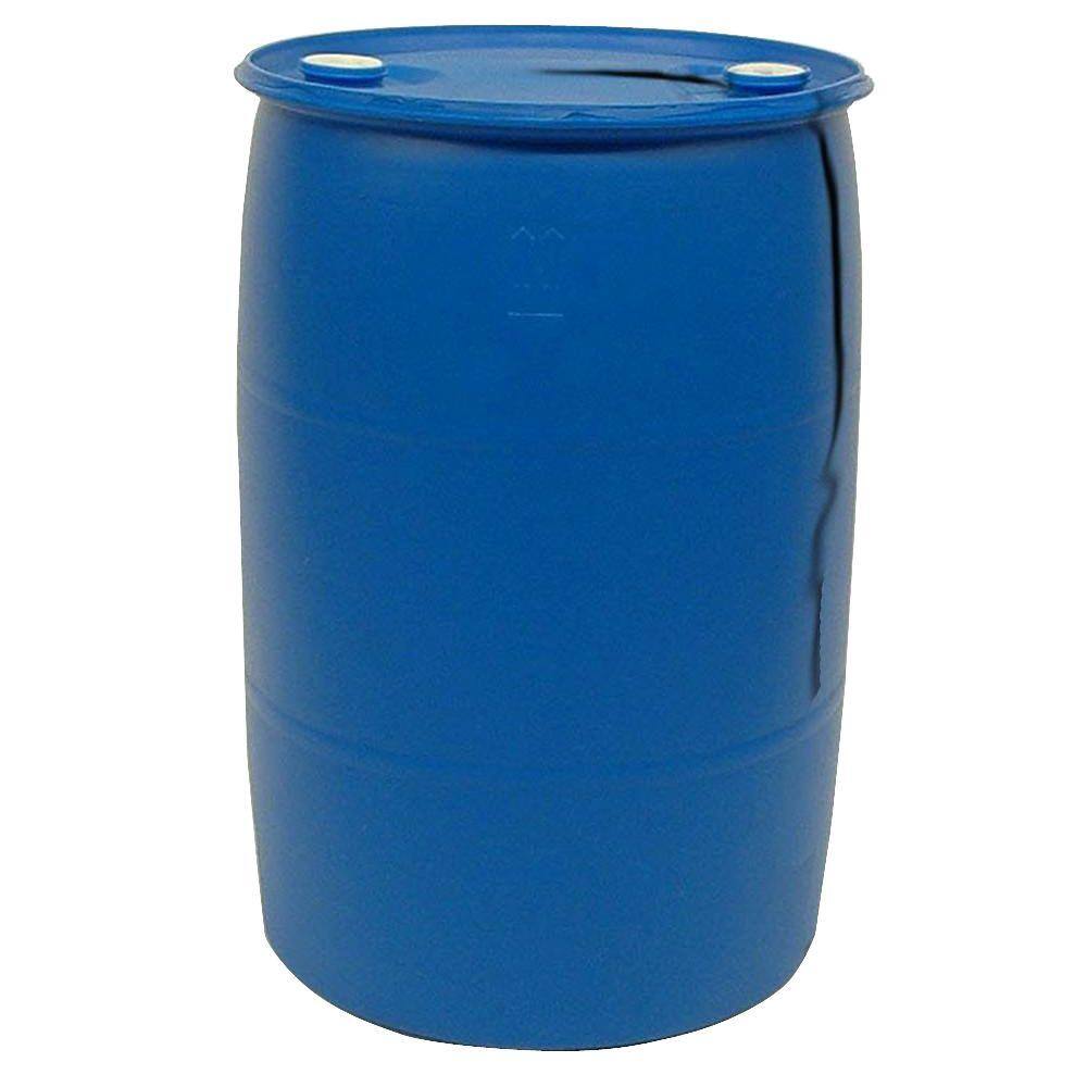 55 Gal. Blue Industrial Plastic Drum PTH0933