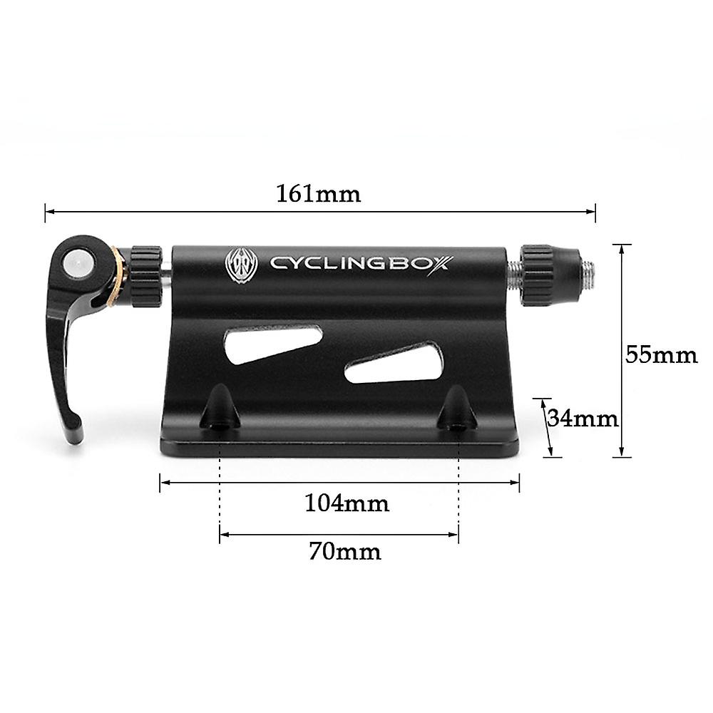 Bike Fork Mount Quick Release Bicycle Block Aluminum Alloy Front Fork Fixed Clamp Rack For Mountain Bike Road Bike No.240531