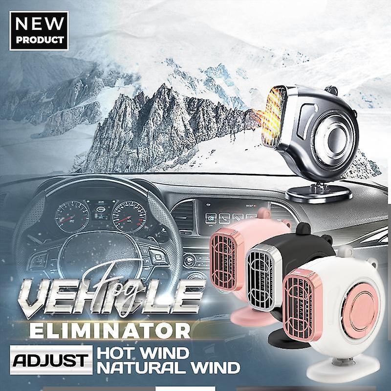 12v/24v Portable Car Heater Electric Vehicle Heating Fan Driving Defroster Electric Dryer Windshield Defogging Demister Defroste