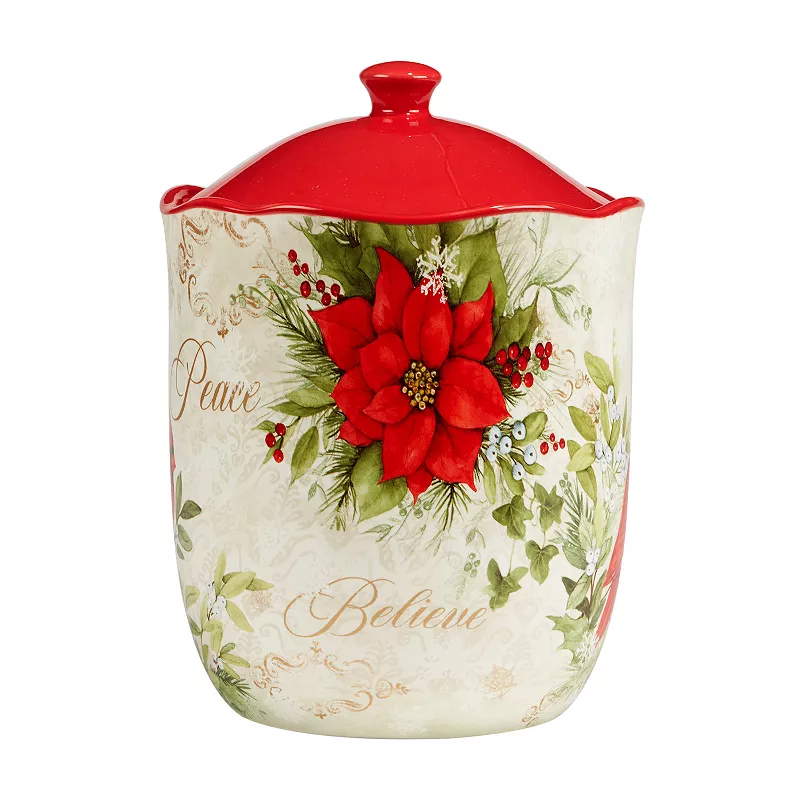 Certified International Winters Medley Biscotti Jar