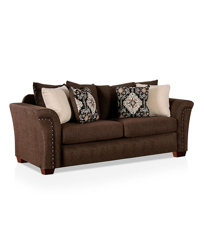 Furniture of America Varney Upholstered Sofa