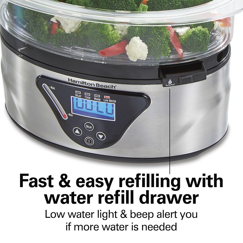 Hamilton Beach 3-Tier Digital Food Steamer