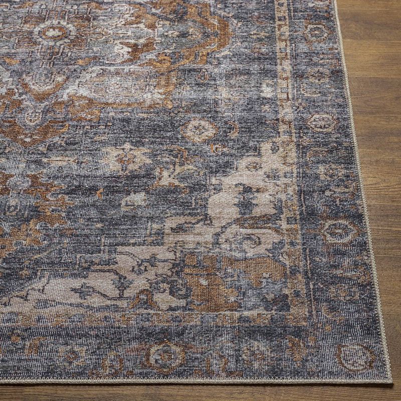 West Liberty Traditional Washable Area Rug