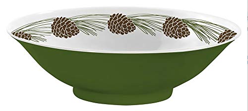 Merritt - Melamine Round Salad Bowl - Chickadee and