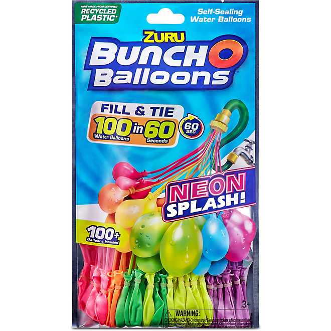 ZURU Neon Splash Bunch O Balloons 3-Pack