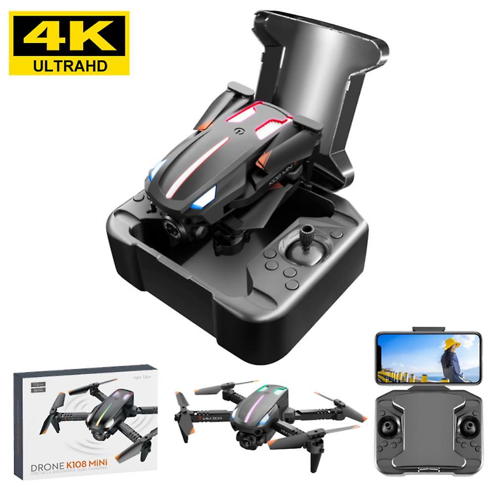 2022 New K108 Mini Rc Drone 4k Hd Camera Aerial Photography Aircraft Infrared Obstacle Avoidance