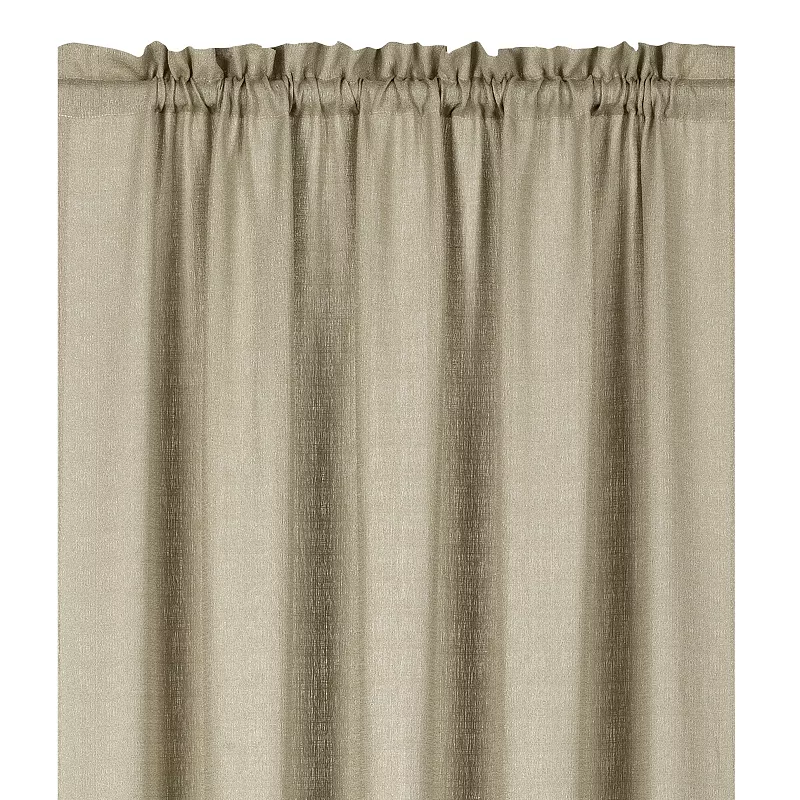 Kate Aurora Living Textured Crepe Sheer Single Window Curtain Treatments And Valances