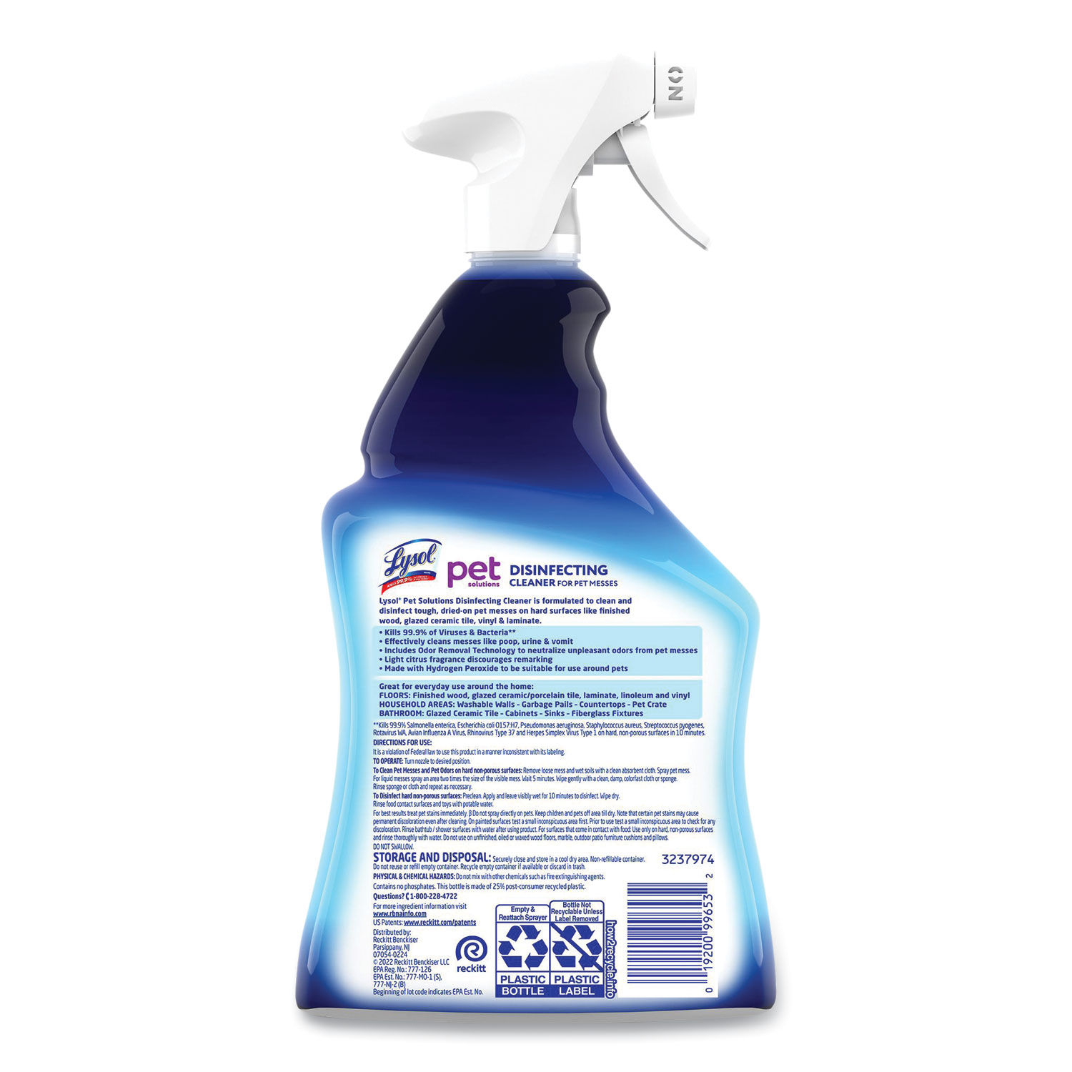 Pet Solutions Disinfecting Cleaner by LYSOLandreg; Brand RAC99653CT