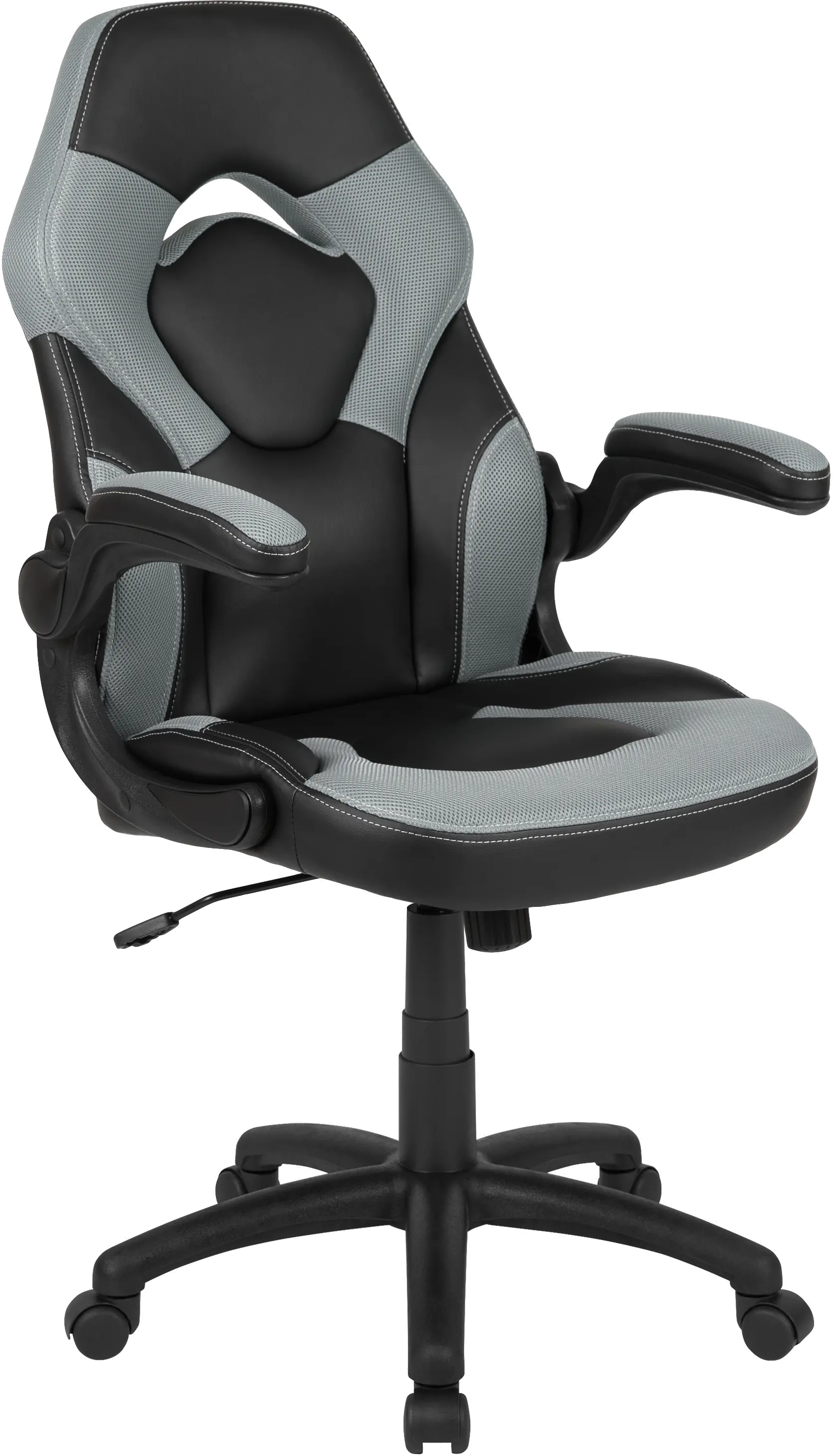 X10 Gray and Black Gaming Swivel Chair