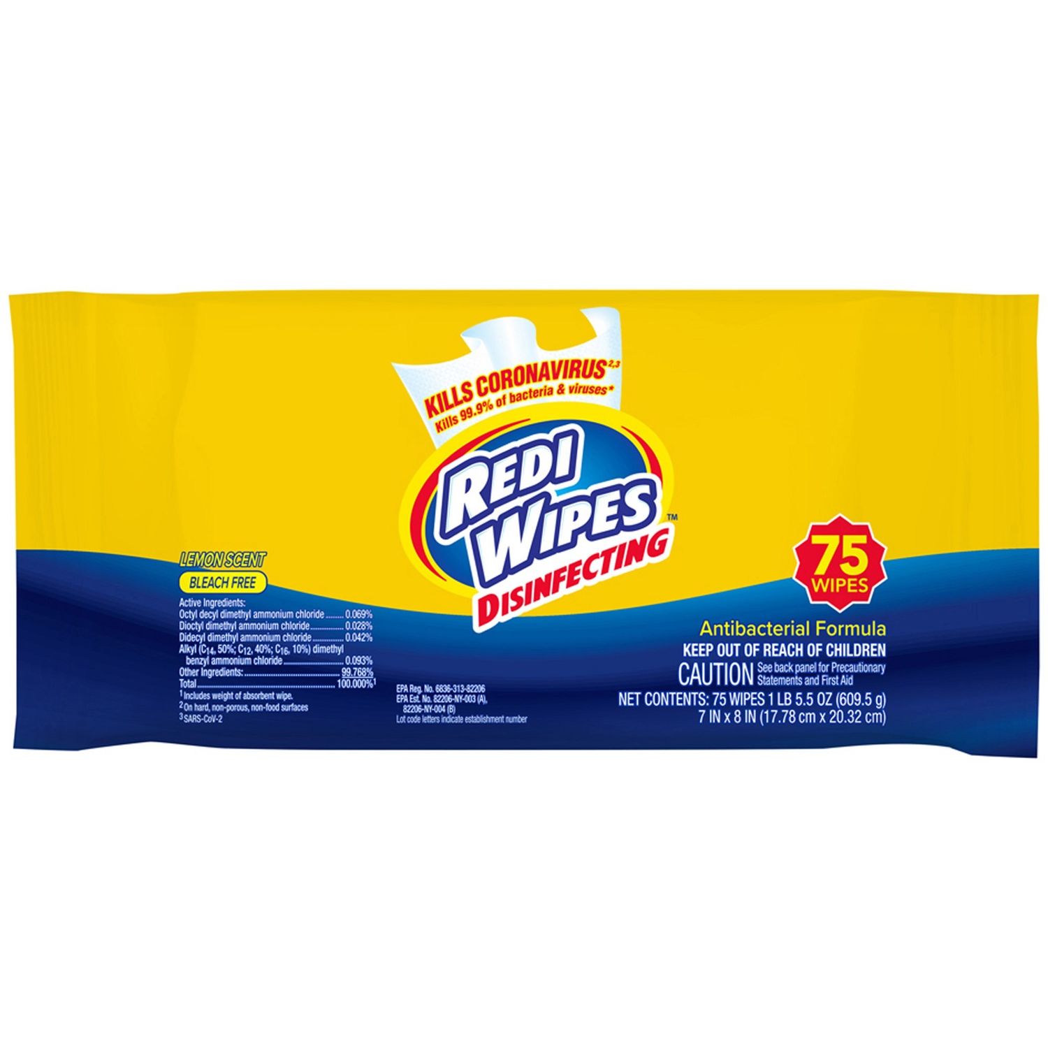 Disinfecting Redi Wipes by USNonwovens Corp. USNREDIW135