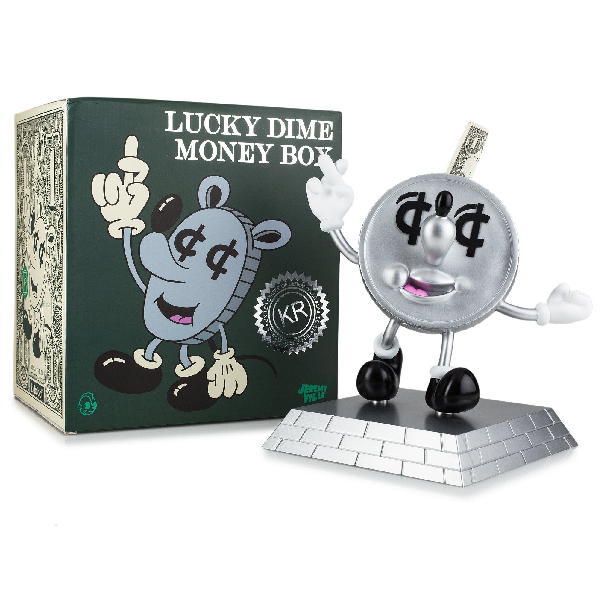 Jeremyville Lucky Money Coin Vinyl Art Toy Bank