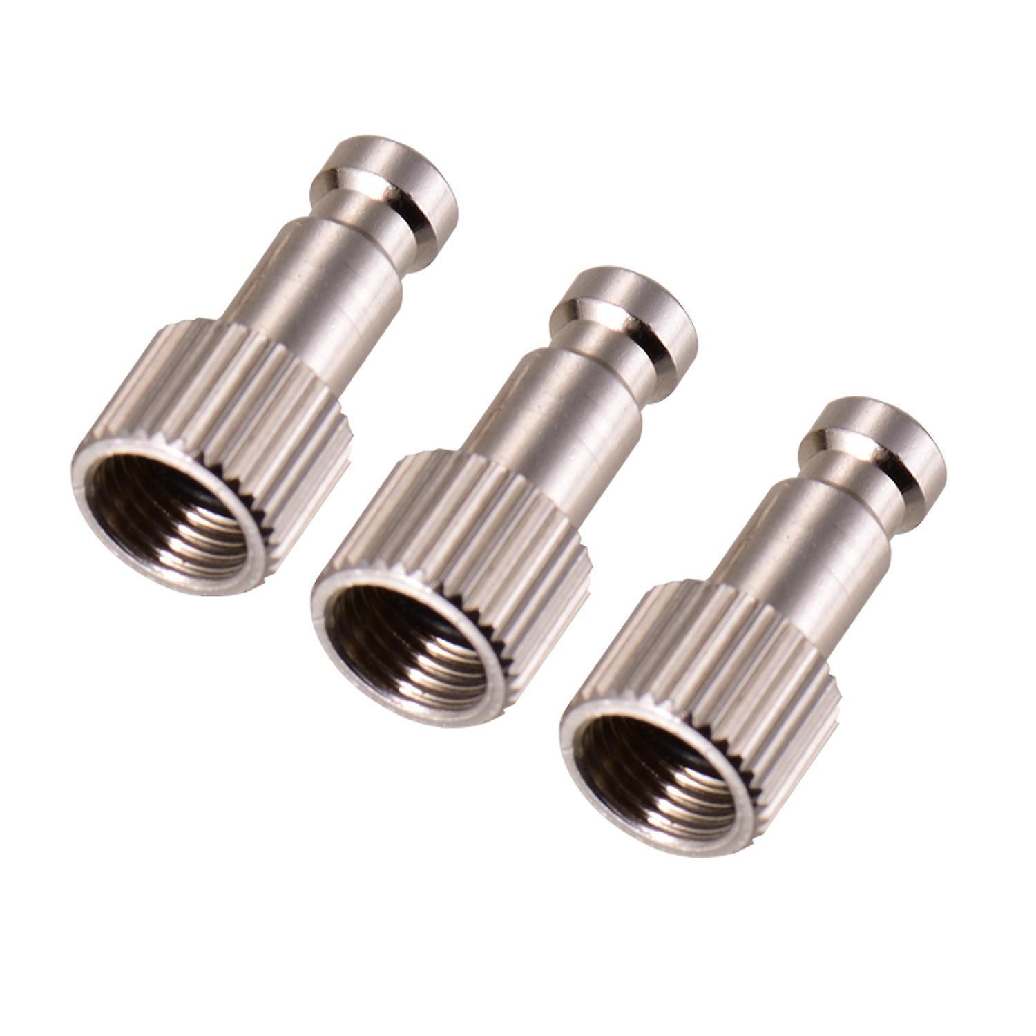 3 Male Fitting Silver 3pcs Male