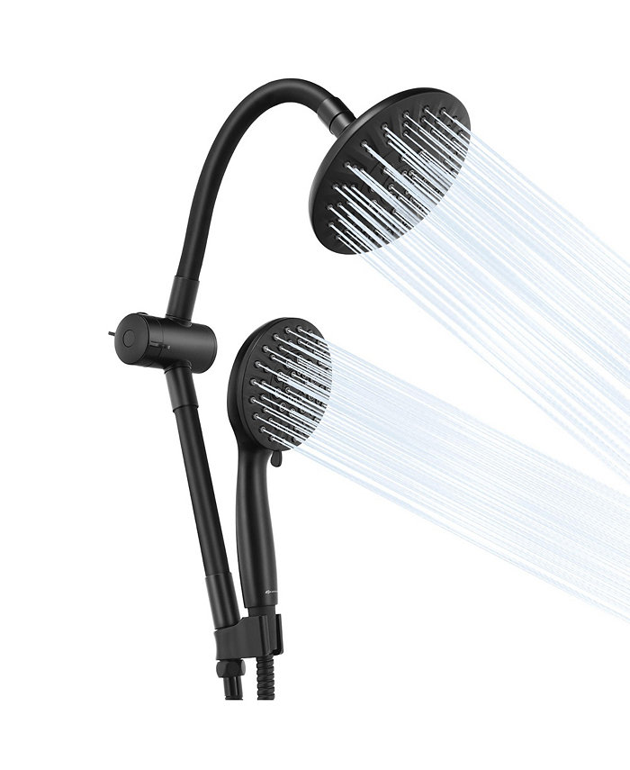 Costway High Pressure Shower Head Combo Handheld Shower Head and Rainfall Showerhead