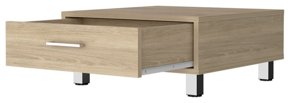 FM FURNITURE Kabul Coffee Table Light Pine (beige) Engineered Wood   Contemporary   Coffee Tables   by Homesquare  Houzz