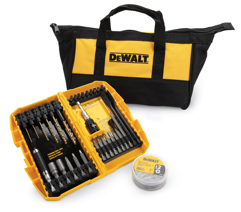 DW Drilling and Driving Utility Set Black Oxide 64 pc