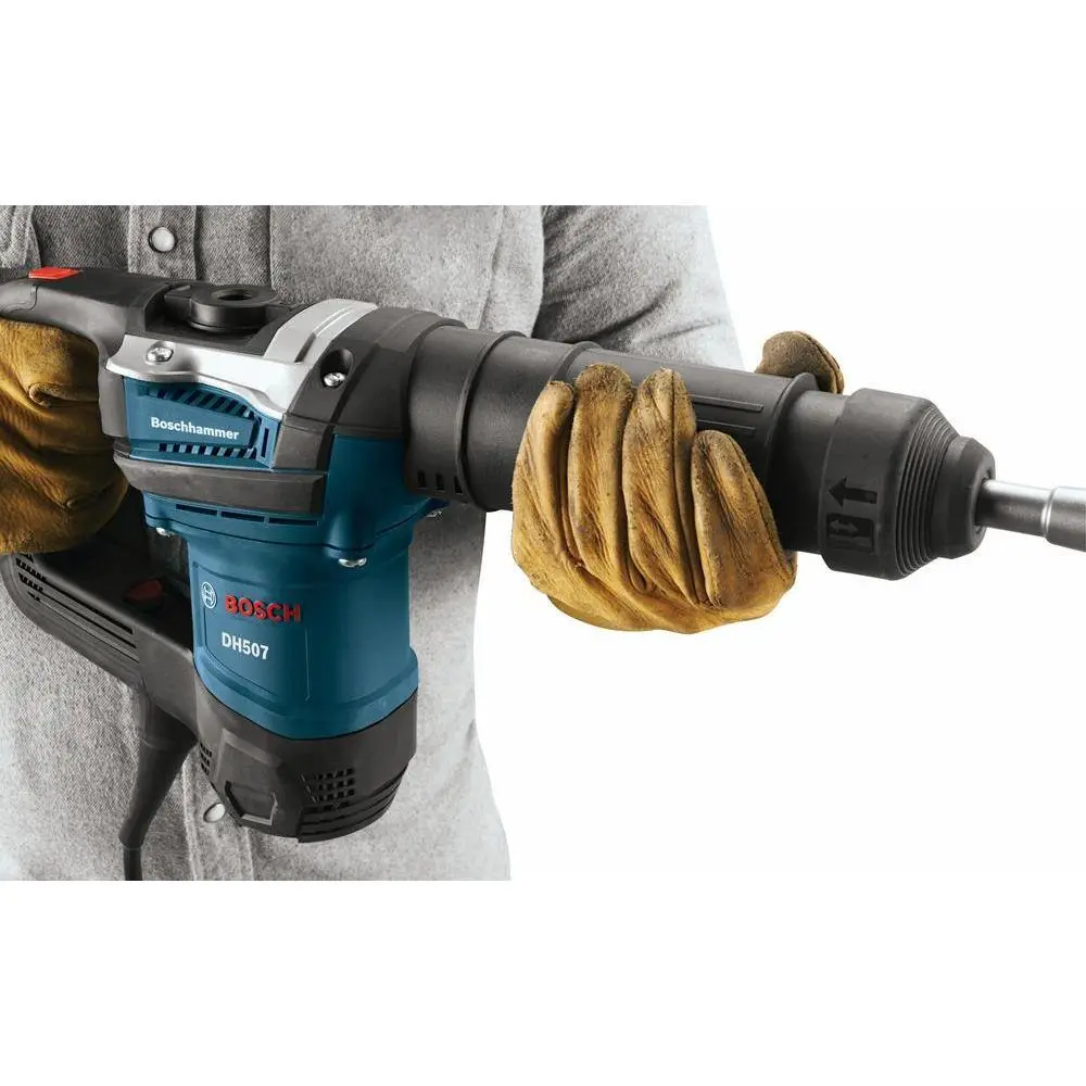 Bosch 10 Amp Corded SDS-max Concrete Demolition Hammer with Auxiliary Handle and Carrying Case DH507