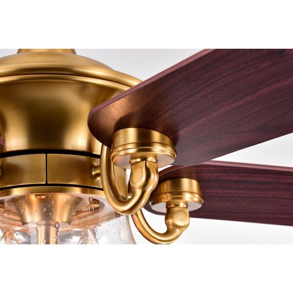 Anisma Anna 28 Inch Mid-Century Modern Style Lighted Ceiling Fan with Remote Shopping - The Best Deals on Ceiling Fans | 39452545