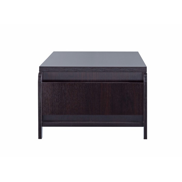 Furniture of America Rafi Contemporary Brown 56-inch 1-shelf Coffee Table