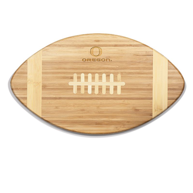 Oregon Ducks Touchdown Football Cutting Board Serving Tray