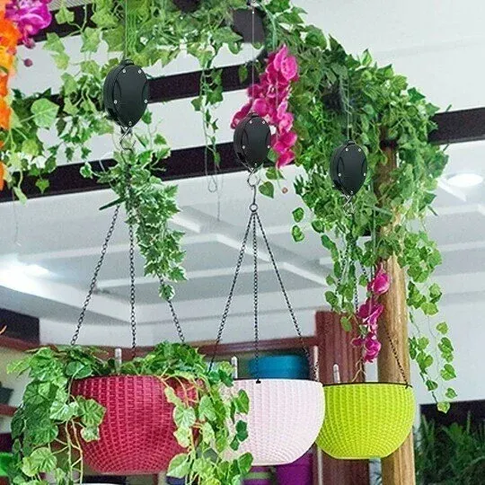 49% 0FF🌳Plant Pulley Set For Garden Baskets Pots, Birds Feeder