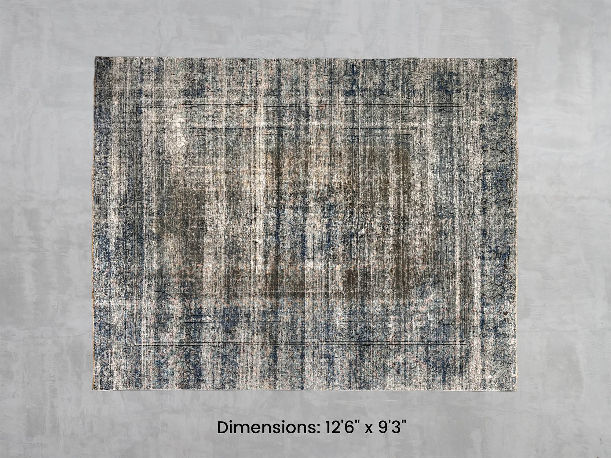 Namaste Rug -  Blue/Brown 12'6 x 9'3